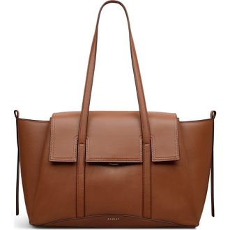 Radley London The Chancery Medium Flapover Shoulder Bag in Cognac at Nordstrom
