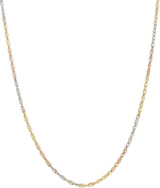 Italian Gold, Inc 10K 2.5Mm Cable Double Link Necklace