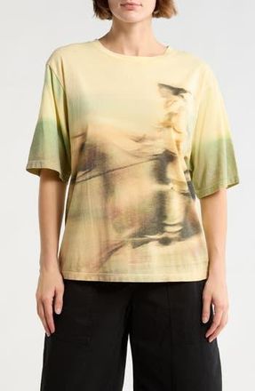 Boss Orange by Hugo Boss Enis Horse Rider Graphic T-Shirt in Light/Pastel Yellow at Nordstrom Rack, Size X-Large