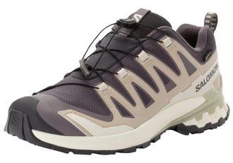Salomon Trailrunningschuh SALOMON XA PRO 3D V9 GORE-TEX W, Damen, Gr. 43, nine iron, oxford tan, alfalfa, Synthetik, Textil, Schuhe Trailrunningschuh, wasserd