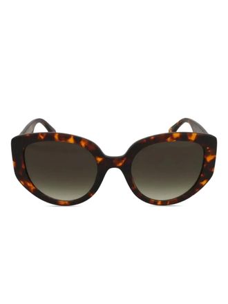 Moschino tortoiseshell cat-eye sunglasses - Brown