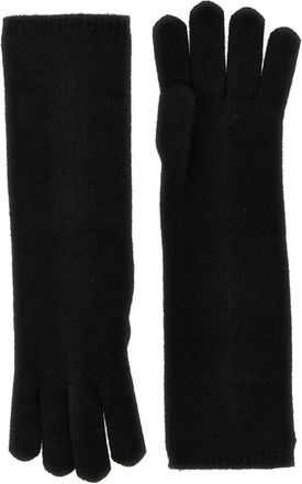 Max Mara Alaggio Cashmere Handschoenen - Dames - Handschoenen - Zwart - ONE Size - Kasjmier - Accessoires
