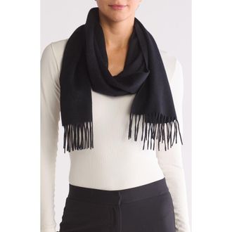 Nordstrom Rack Cashmere Scarf in Black at Nordstrom Rack
