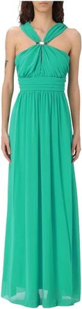 Liu Jo Jurk met ruches - Dames - Avondkleed - Groen - XL - Kleedjes