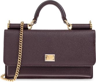 Dolce & Gabbana Handtas - Dames - Handtassen - Rood - ONE Size - Leer - Tassen