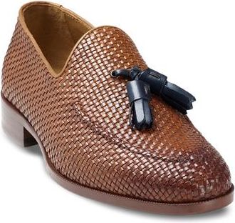 Paul Fredrick Chester Tassel Loafer in Chestnut at Nordstrom, Size 12