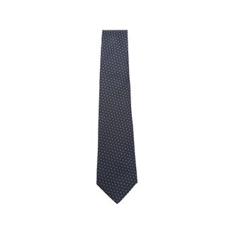 Canali Ties, male, Blue, Size: ONE SIZE Geometric Pointed Tip Tie