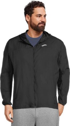 Brooks Brooks Canopy Packable Jacket Mens Black Full Zip Hooded Running DDR 90