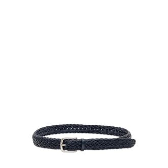 Orciani Belts, male, Blue, Size: 105 CM Cintura Intrecciata