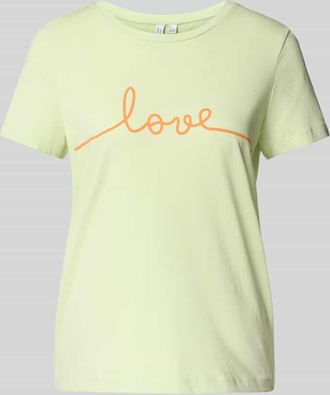 Vero Moda Regular Fit T-Shirt aus reiner Baumwolle Modell KAMI in Hellgruen, Gr&ouml;&szlig;e XS