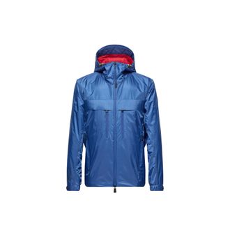 Moncler Moncler Thurn Windstopper Hooded Windbreaker, Men, Blue, Size: 2
