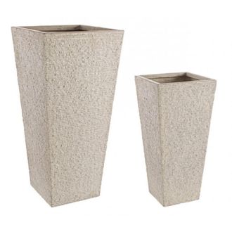 BIZZOTTO Iperbriko - Vaso Alto De Cer&aacute;mica Roca Arena 600x300x240