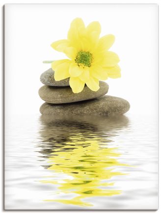Artland Wandbild »Zen Spa Steine mit Blumen II« Zen 1 Stk. tlg. als Alubild, Outdoorbild, Leinwandbild, Poster in verschied. Grössen