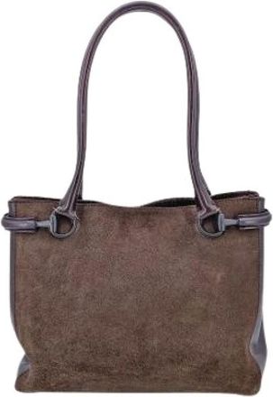 Gucci Pre-owned Shoulder Bags, female, Brown, Size: ONE SIZE Pre-owned Leather gucci-bags