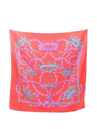 Hermès 2010 Le Sacre Du scarf - Pink