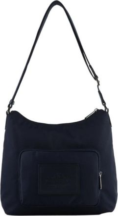 Pourchet Escale Crossbody Bag - Dames - Schoudertassen - Blauw - ONE Size - Katoen - Tassen