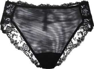La Perla Floral Vibes medium brief - Nero