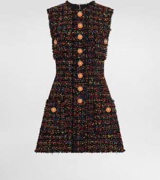 Dolce & Gabbana Tweed Dress - Woman Collection Multicolor 40