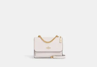 Coach Womens Mini Klare Crossbody Bag in White | Leather