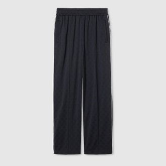 Gucci GG Nylon And Jersey Pant, Size XXXL, Blue, Ready-to-wear