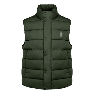 Bomboogie Chaleco Acolchado de Plumas Genuinas - Jackets - Hombre - Verde - S
