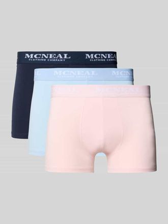 Mc Neal Trunks mit elastischem Bund im 3er-Pack in Hellrosa, Gr&ouml;&szlig;e XXL
