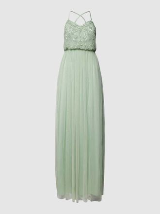 Jake*s Abendkleid mit Pailletten in Hellgruen, Gr&ouml;&szlig;e 32