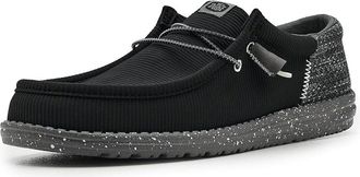 Hey Dude Wally Funk Mesh Mens Shoes Black/Smoke Grey : 13 M, Textile