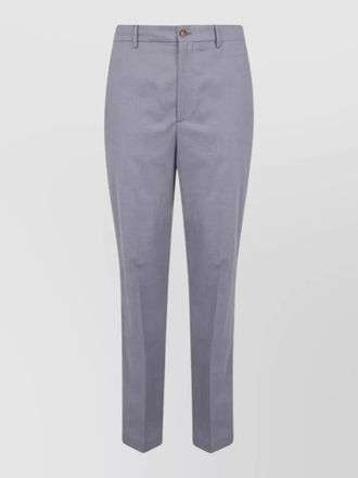 Etro regular trousers belt loops back pockets