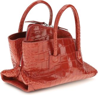 The Attico Womens La Passeggiata Mini Handbag 010 Calf Leather Bos Taurus Handbags Hand Bags
