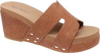 Pierre Dumas Womens Vivian-1 Wedge In New Tan