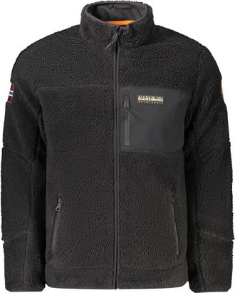 Napapijri Lange Mouwen Jas - Heren - Sport - Zwart - Maat: L Polyamide