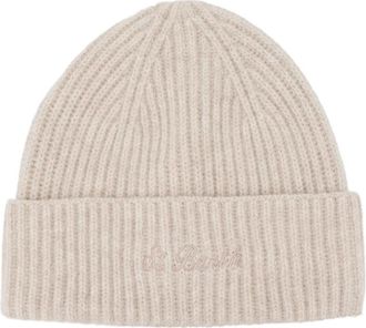 MC2 Saint Barth Teddy 11 Emb Hat and Clutch Set - Dames - Hoeden - Beige - ONE Size - Wol - Accessoires