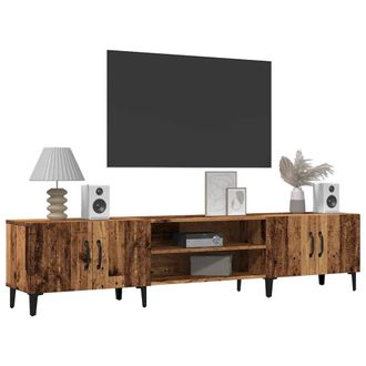 Berkfield Home TV Cabinet Old Wood 180x31.5x40 cm Engineered Wood in Brown
