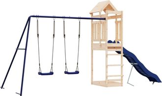 vidaXL Parque Infantil De Exterior Madera Maciza De Pino Vidaxl