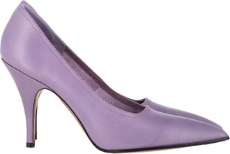 Victoria Beckham Pre-owned Womens Pointed Toe Pumps in Purple Leather - Size 36.5 EU/IT
