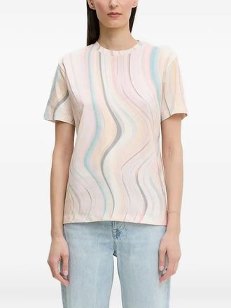 Paul Smith T-shirt met golfprint - Veelkleurig