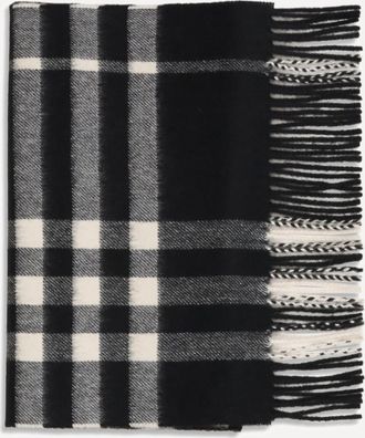 Burberry Embroidered cashmere Scarf Female UNI