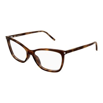 Saint Laurent Cat-eye Eyeglasses - female - Saint Laurent - Glasses - Brown - 53 MM - Accessories