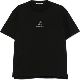 Premiata T-shirt girocollo con logo - Nero