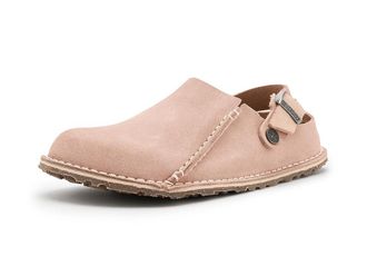 Birkenstock Lutry 365 - Suede Womens Clog/Mule Shoes Light Rose : EU 41 (US Womens 10-10.5) Narrow