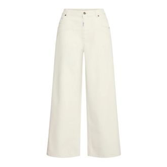 Ball Wide Jeans, female, White, W26, Wide Leg Jeans in Birch