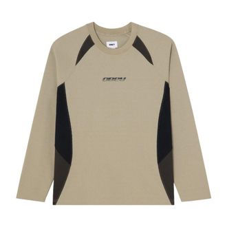 Obey T-shirts - Heren - Tops - Beige - Maat: M Poliester