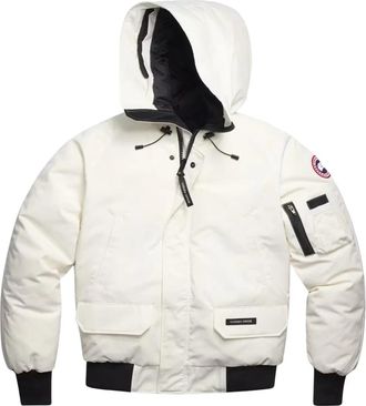 Canada Goose Chilliwack Bomber - Heren - Bomber jackets - Wit - L - Leer - Jassen