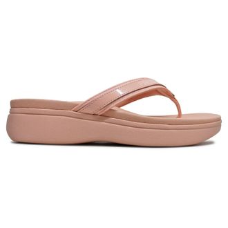 Vionic High Td II Leather Textile Womens Comfort Sandals - Roze - Size:UK 4