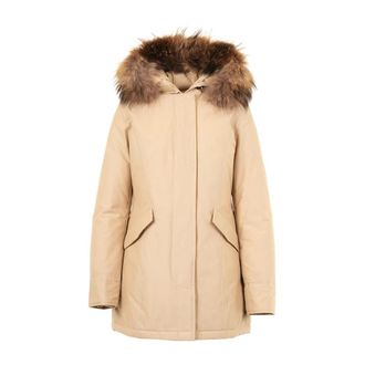 Woolrich Arctic Raccoon Parka - Dames - Jassen - Bruin - Maat: XS Katoen
