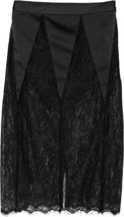 Elisabetta Franchi Rokken, Dames, Zwart, L, Elisabetta Franchi Rokken