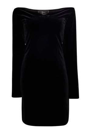 Faina Mini-jurk met lange mouwen Dames zwart
