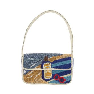 Staud Tommy Beaded Shoulder Bag - female - STAUD - Shoulder Bags - Multicolor - ONE SIZE - Bags