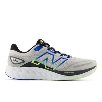 New Balance Hombre Fresh Foam 680 v8 en Gris/Azul/Verde/Negro, Textil, Talla 40.5